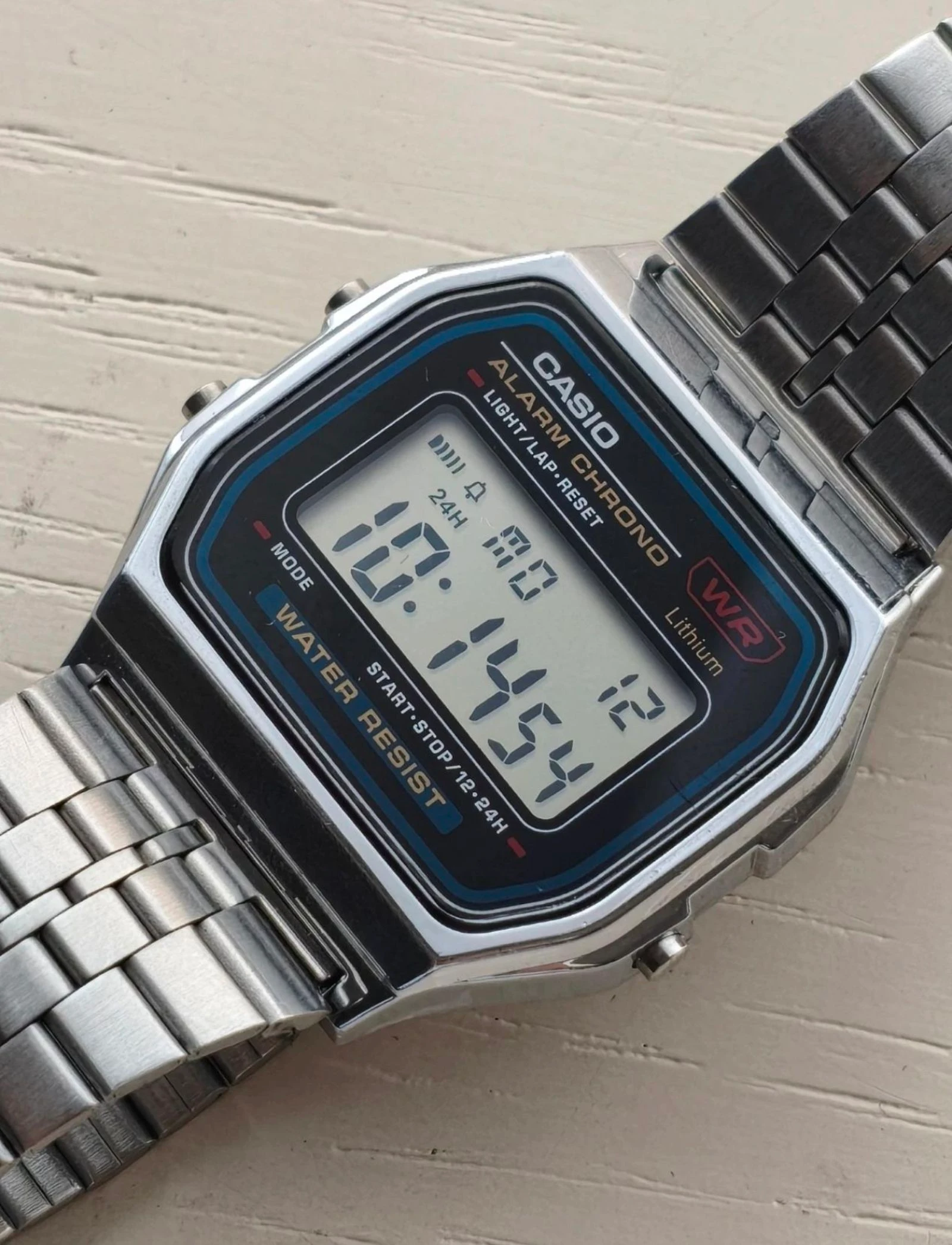 Casio A159W vintage digital watch unisexo 